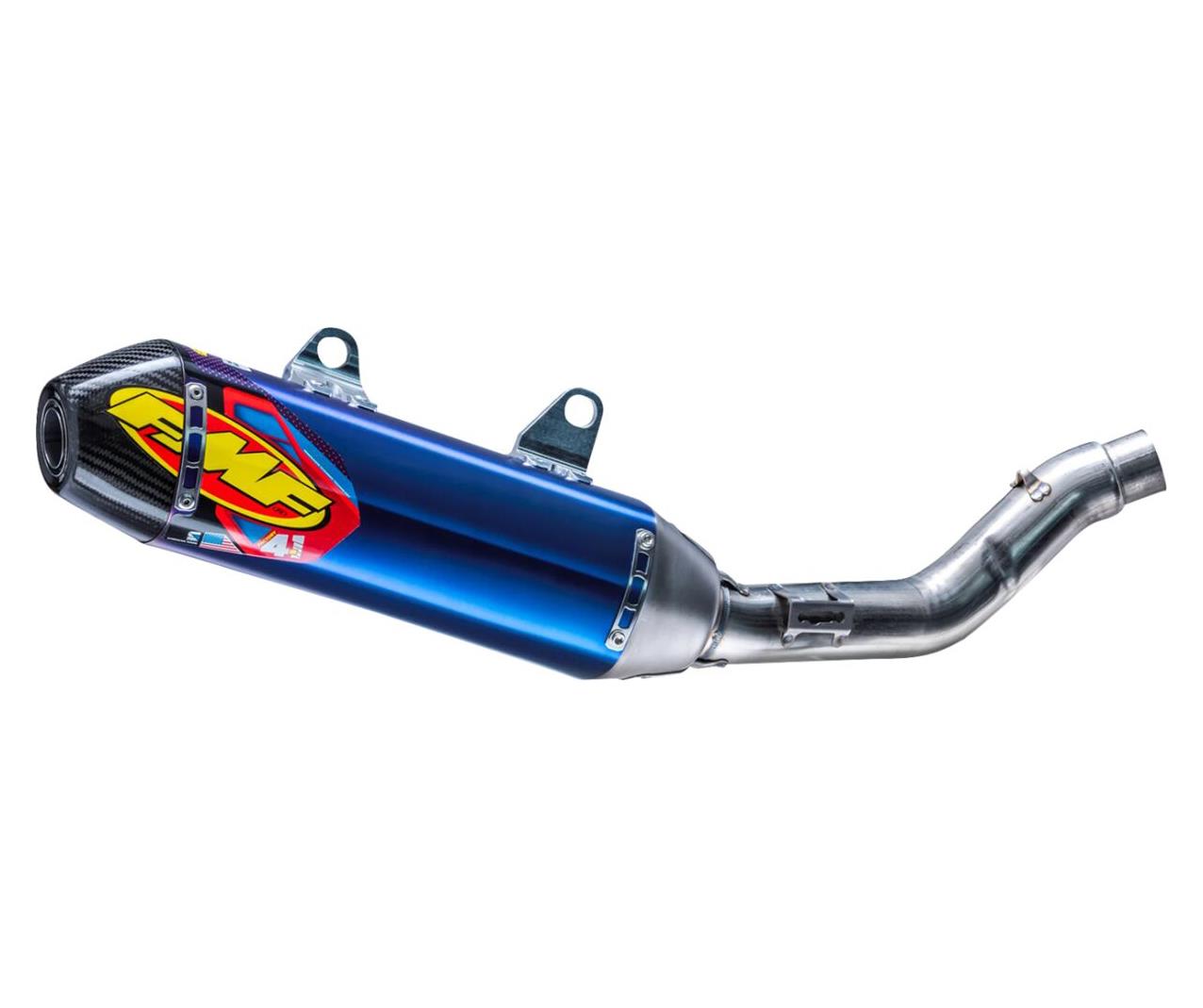 FMF Factory 4.1 RCT Blue Slip-On Carbon End Exhaust Silencer 18212036